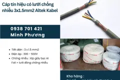 Cáp tín hiệu chống nhiễu Altek Kabel tại Đà Nẵng