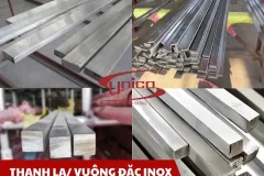 Thanh la và vuông đặc inox 316L, 430 tại Hà Nội