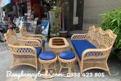 Bộ bàn ghế sofa mây phòng khách