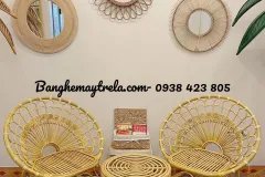 Ghế đơn mây tự nhiên phòng ngủ