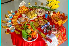 Mâm cúng khai trương tại Cần Thơ
