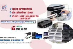 Dịch vụ nạp mực, sửa chữa máy in tận nơi uy tín