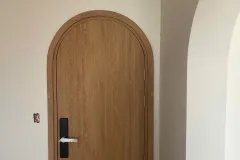 Cửa Vòm Nhựa Composite Vân Gỗ