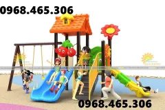 Cầu trượt trẻ em khu vui chơi ngoài trời
