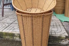 Giỏ mây trưng bày trái cây siêu thị tại TP.HCM