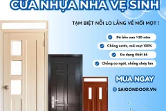 Cửa nhựa Đài Loan cho nhà vệ sinh tại TP.HCM