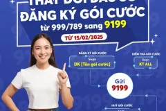 MobiFone thay đổi số đăng ký; dịch vụ sang 9199 tại Hà Nội