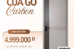 Cửa Gỗ Carbon: Xu Hướng Vật Liệu Mới Cho Không Gian Sống Đẳng Cấp