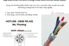 Cáp điều khiển có lưới chống nhiễu 6x0.75mm2 Altek Kabel