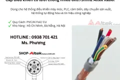 Cáp điều khiển có lưới chống nhiễu 6x0.75mm2 Altek Kabel