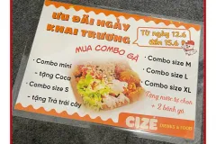 Thiết kế menu tại Cần Thơ giá tốt