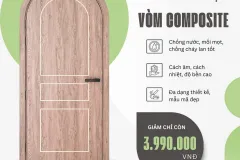 Cửa vòm Composite tại TP. Hồ Chí Minh