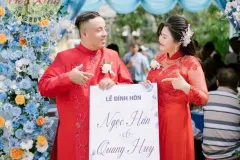 Áo Dài Cô Dâu Chú Rể Bigsize Tại TP.HCM