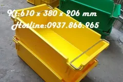Bán thùng nhựa có quai sắt tại Hà Nội