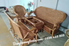 Sofa salon mây đan kín tại TP.HCM