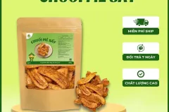 Chuối mè gừng sấy giòn - món ăn vặt tại TP.HCM