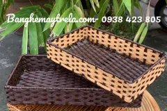 Khay đựng đồ dùng mây nhựa