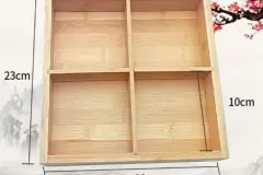 Khay bento gỗ cho nhà hàng Nhật tại Hà Nội