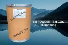 Bột EM Gốc - Xử lý đáy ao tại Cần Thơ