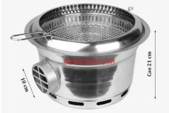 Bếp nướng không khói hút âm tại Hà Nội