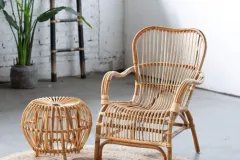 Ghế mây cổ điển