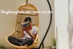 Ghế xích đu mây