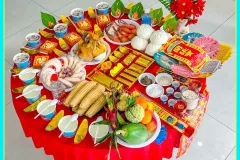 Mâm cúng khai trương tại Cần Thơ