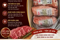 Thịt thăn đùi trâu M44 - Nguyên liệu chế biến dễ dàng tại Hà Nội