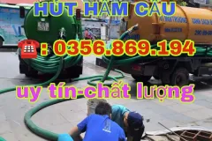 Dịch vụ hút hầm cầu và thông cống tại TP.HCM