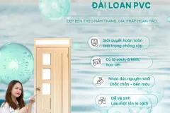 Cửa nhựa Đài Loan PVC tại TP.HCM