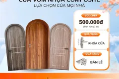 Cửa vòm nhựa Composite đẹp và bền tại TP.HCM