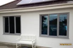 Thiết kế cửa sổ mở trượt kết hợp khung nhôm Xingfa
