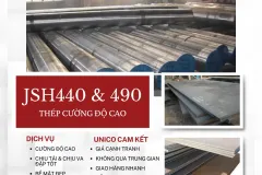 Bán thép JSH440 & JSH490 tại TP. Hồ Chí Minh