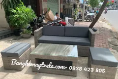 Bàn ghế sofa vuông mây nhựa tại Thành phố Hồ Chí Minh