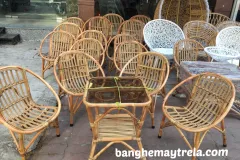 Bàn ghế sò mây ban công giá rẻ tại TP.HCM