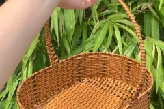 Lẵng oval nhựa giả mây tại TP.HCM
