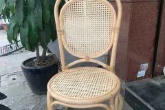 Ghế bàn ăn mây tự nhiên lưới mắt cáo