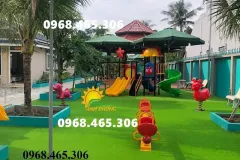 Thú nhún lò xo và đồ chơi khu vui chơi trẻ em tại Khánh Hòa