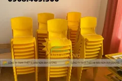 Bộ bàn ghế nhựa gập cho; trường mầm non tại Đồng Nai