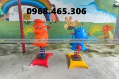 Đu quay ngựa trẻ em, thang leo xích đu trẻ em ngoài trời