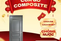 Cửa gỗ composite cho không gian sống hiện đại tại TP.HCM