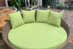 Ghế hồ bơi mây nhựa cho không gian ngoài trời