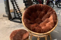 Ghế mây tròn Papasan cho góc chill tại TP.HCM