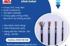 Cáp tín hiệu chống nhiễu 0.22m2 Altek Kabel