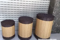 Giỏ đựng đồ nhựa giả mây tiện lợi tại TP.HCM