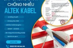 Cáp chống cháy chống nhiễu Altek Kabel đạt tiêu chuẩn IEC60331-BS6387