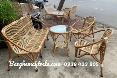 Bàn ghế sò mây tự nhiên giá rẻ tại TP. Hồ Chí Minh