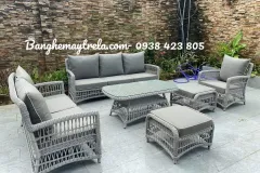 Bàn ghế nhựa giả mây sang trọng tại TP.HCM