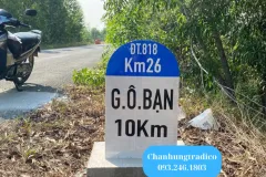 Cung cấp cột km dán màng phản quang tại Tây Ninh