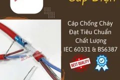 bảng giá cáp chống cháy 2 x 0.75 -  tiêu chuẩn IEC 60331 & BS6387